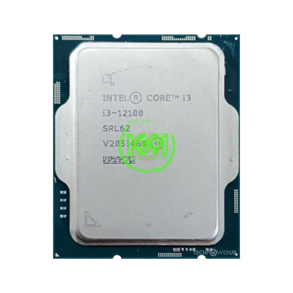INTEL CORE I3 12100 TRAY (INTEL) PROCESSOR | KomputerMedan