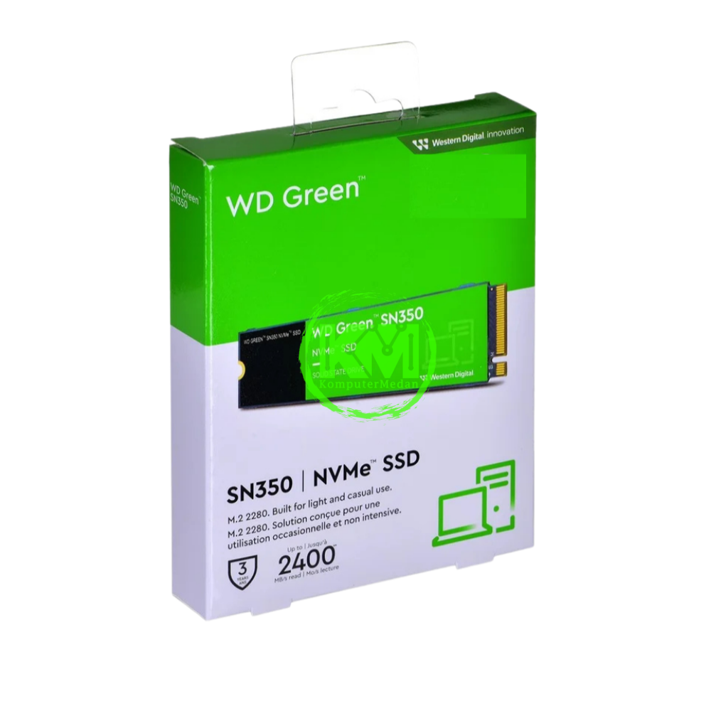 WD GREEN SN350 500GB M.2 NVME SSD | KomputerMedan