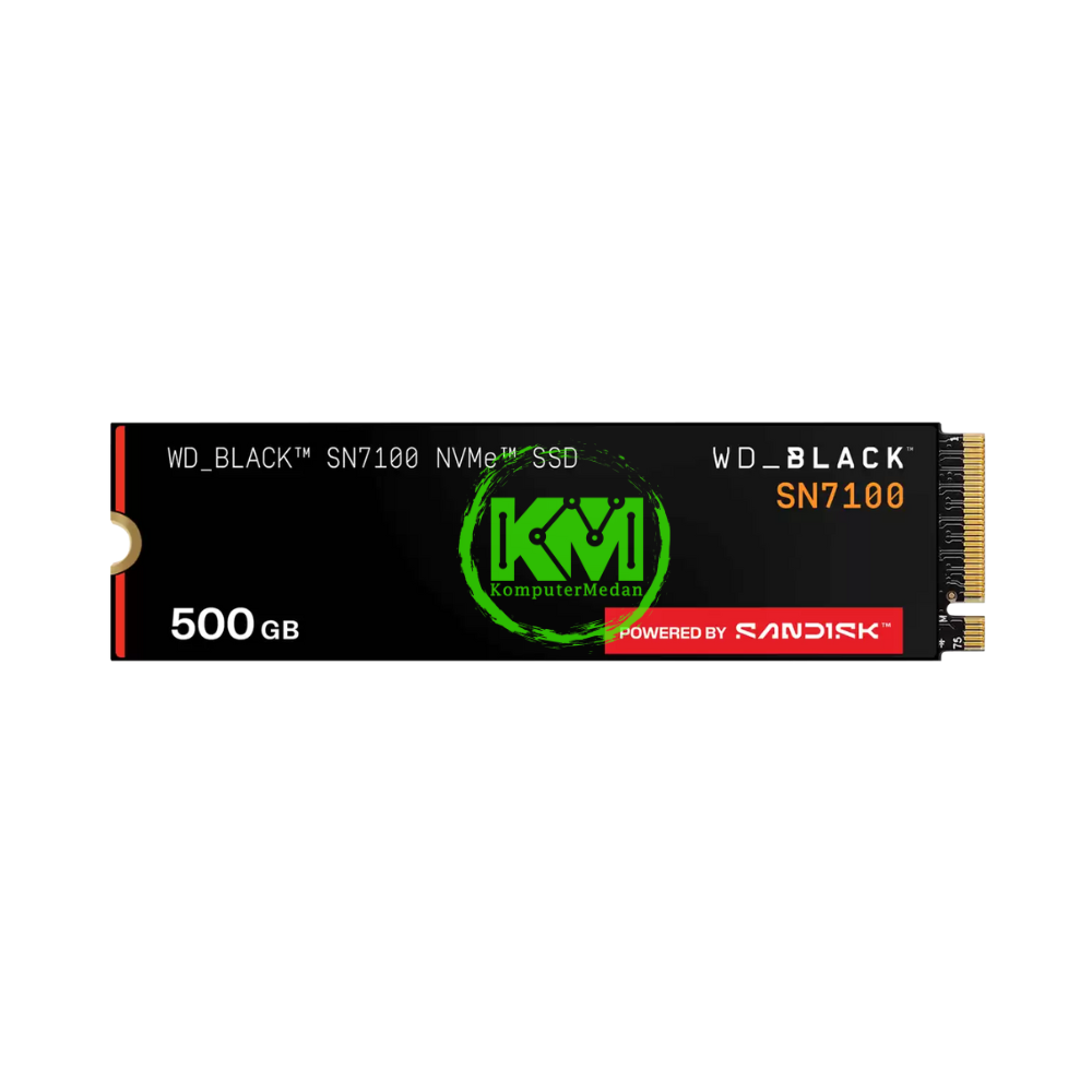 WD BLACK SN7100 500GB M.2 NVME 4.0 SSD | KomputerMedan