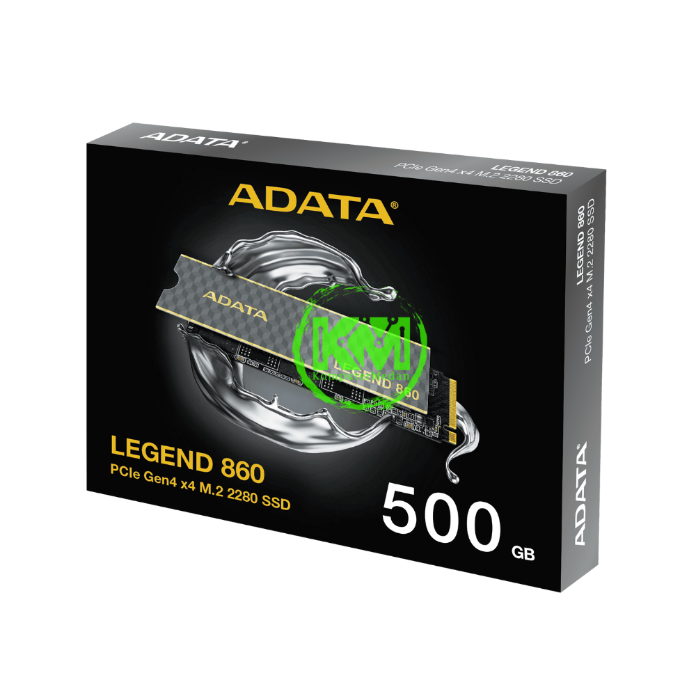 ADATA NVME GEN4 LEGEND 860 500GB PCIE 4.0 M.2 2280 5Y SSD - NP