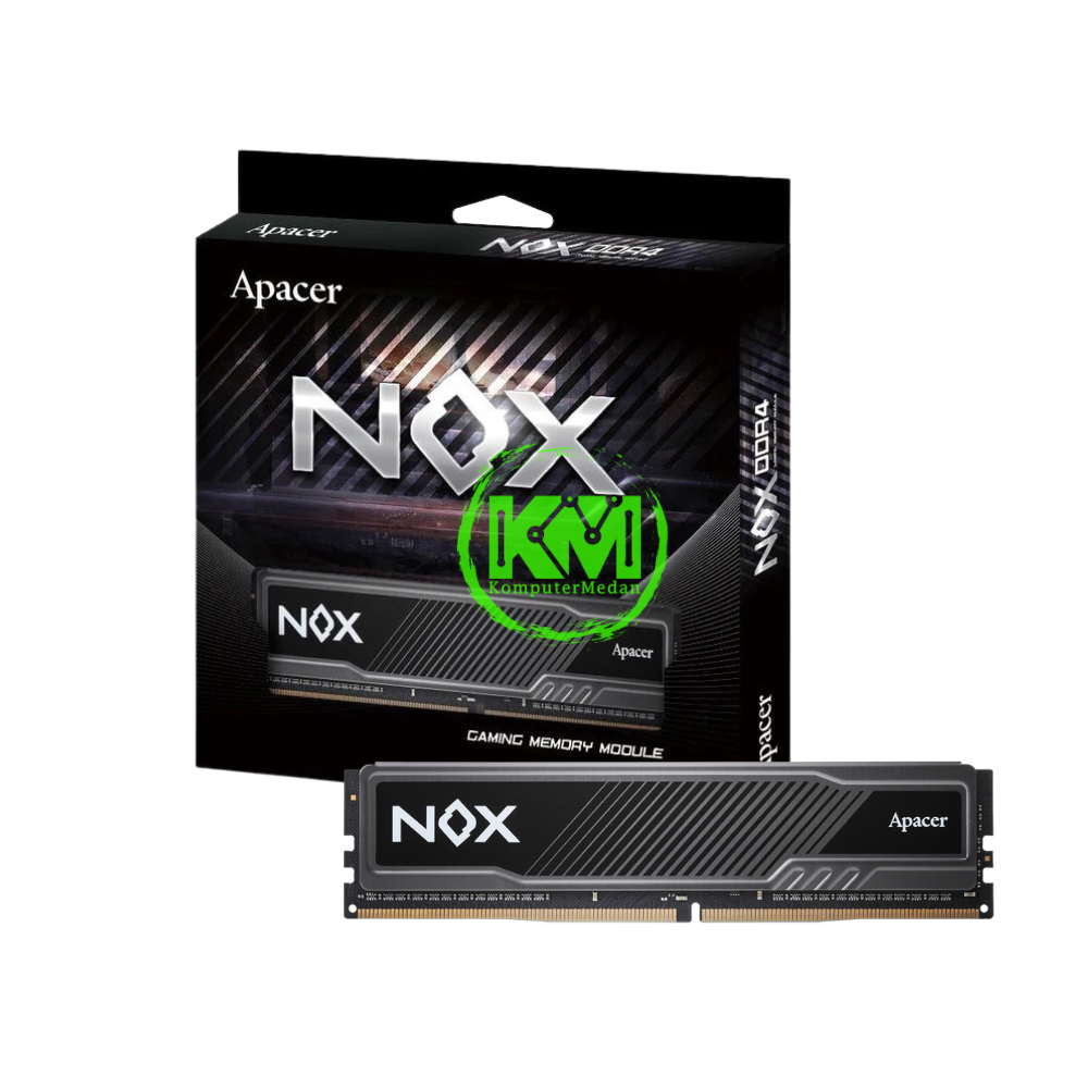 APACER NOX DDR4 2X8GB 3200MHZ BLACK | KomputerMedan