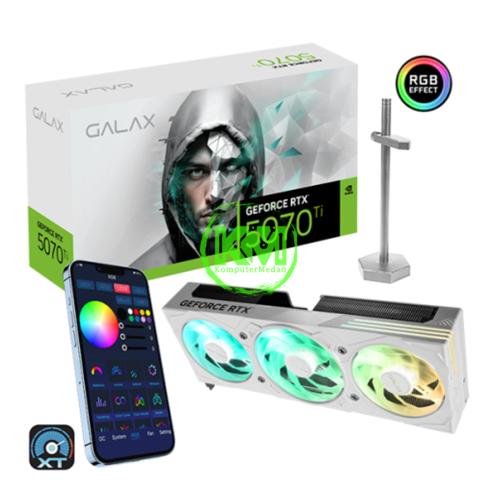 GALAX GEFORCE RTX 5070 Ti EX GAMER 1-CLICK OC 16GB WHITE VGA
