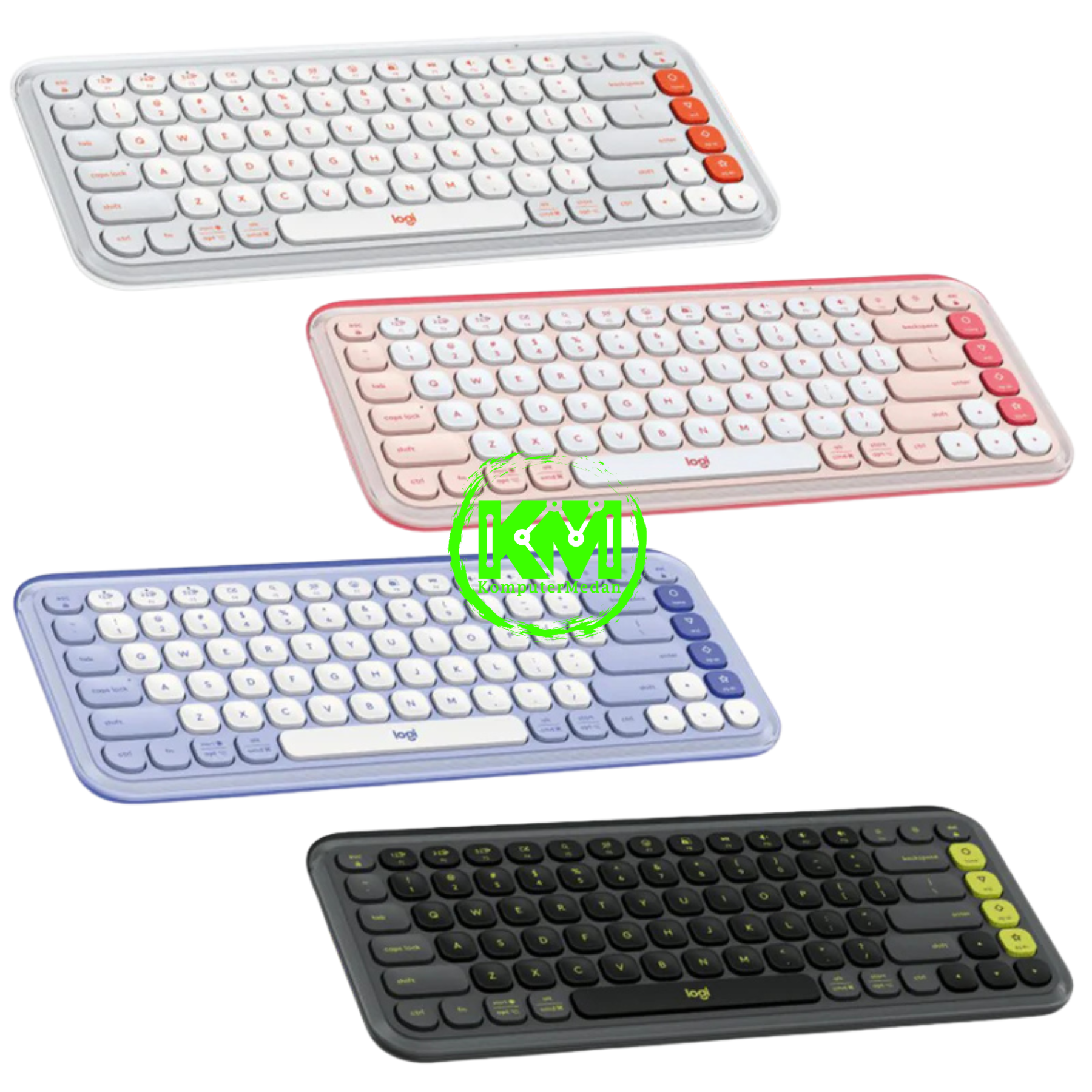 LOGITECH POP ICON KEYS BLUETOOTH KEYBOARD | KomputerMedan